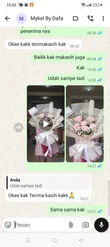 Testimonial Buket Bunga